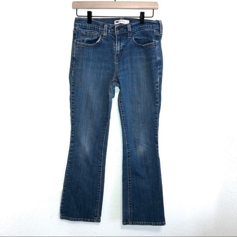 Levi’s 515 boot cut denim blue jeans size 4
